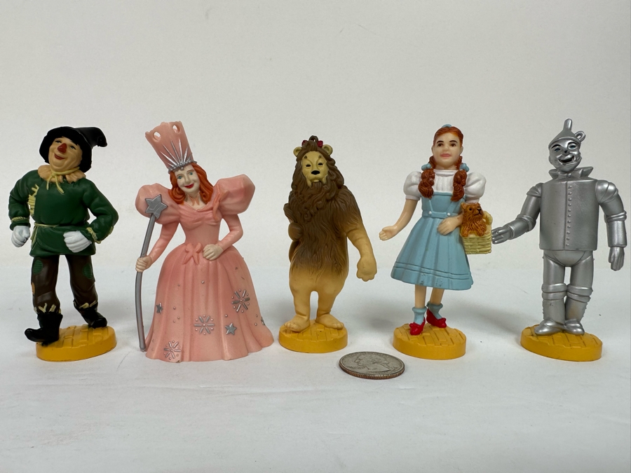 MGM Wizard Of Oz Rubber Figurines By Presents 1987 3.5H