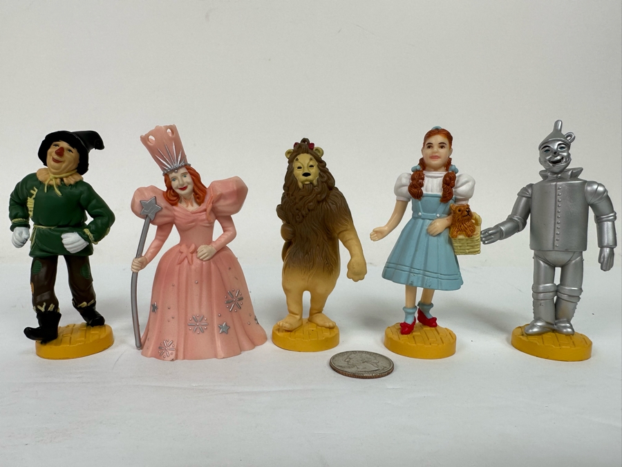 MGM Wizard Of Oz Rubber Figurines By Presents 1987 3.5H