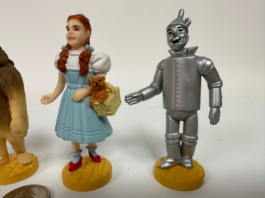 MGM Wizard Of Oz Rubber Figurines By Presents 1987 3.5H