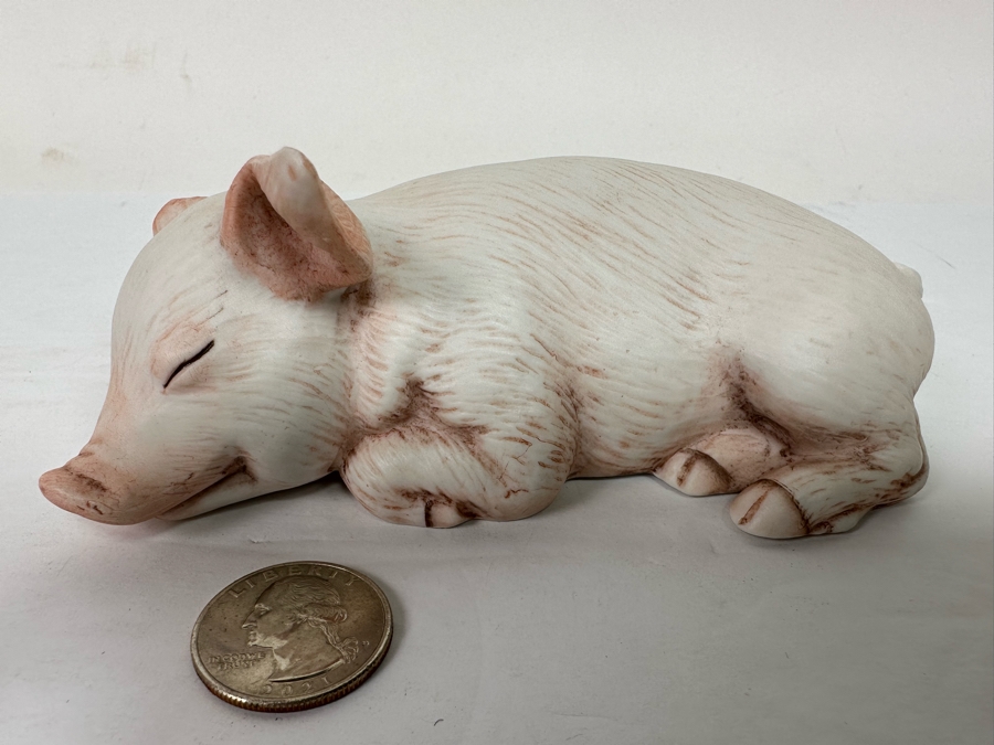 Hand Signed Roger Brown Pig Figurine R.S.L. 1980 5.5L [Photo 4]