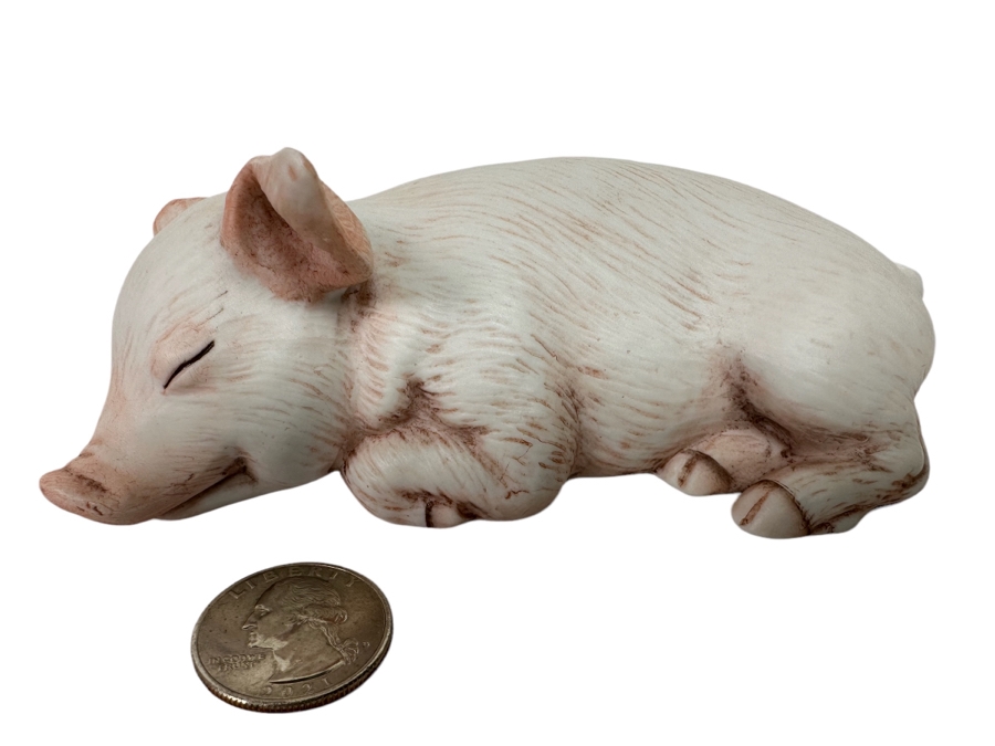 Hand Signed Roger Brown Pig Figurine R.S.L. 1980 5.5L [Photo 2]