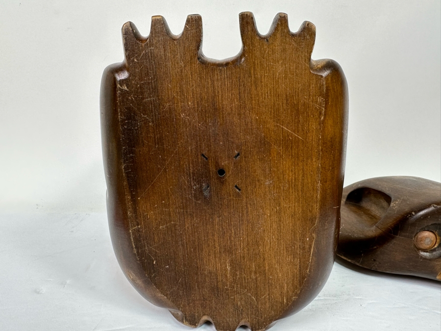 Carved Wooden Owl Box 6.5W X 8D X 10.5H [Photo 11]