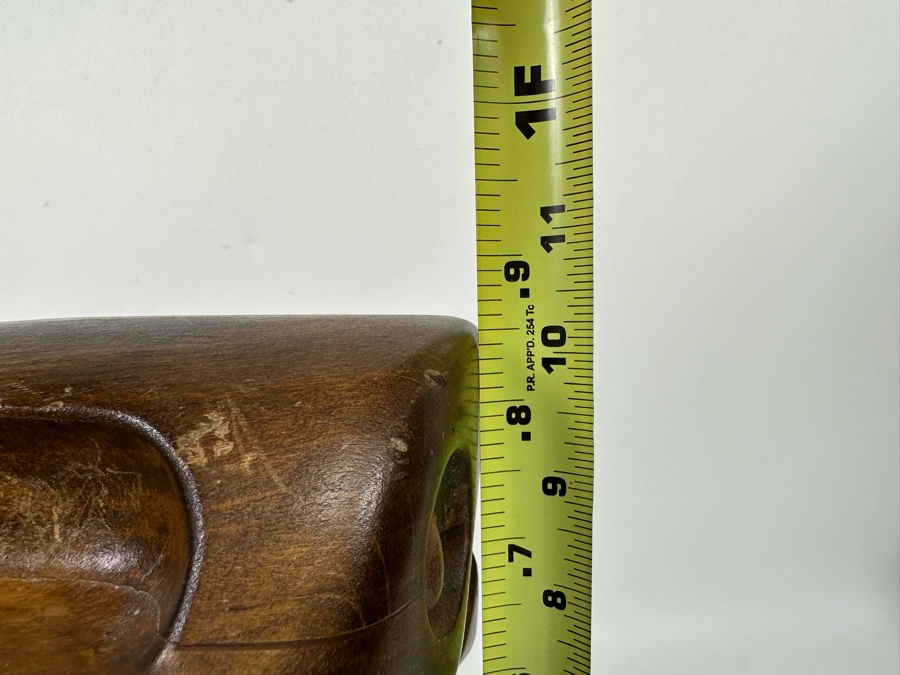 Carved Wooden Owl Box 6.5W X 8D X 10.5H [Photo 12]