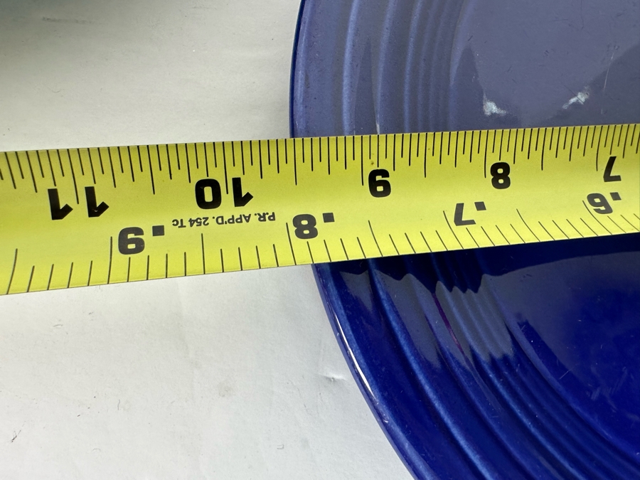 Three Vintage Fiesta Ware Plates 12W And 9.5W [Photo 9]