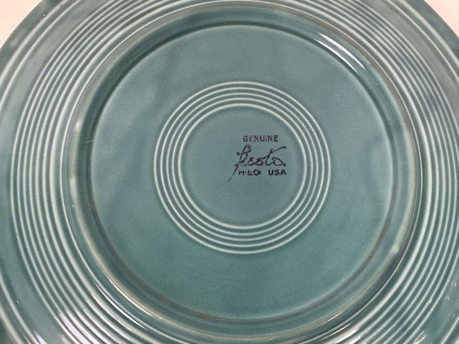 Three Vintage Fiesta Ware Plates 12W And 9.5W [Photo 6]