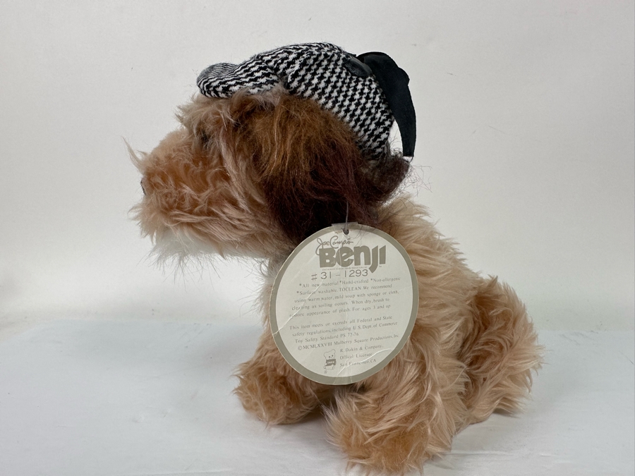 Vintage Joe Camp's Benji Plush Dog From The Movie Benji By R. Dakin With Tags 12W [Photo 8]