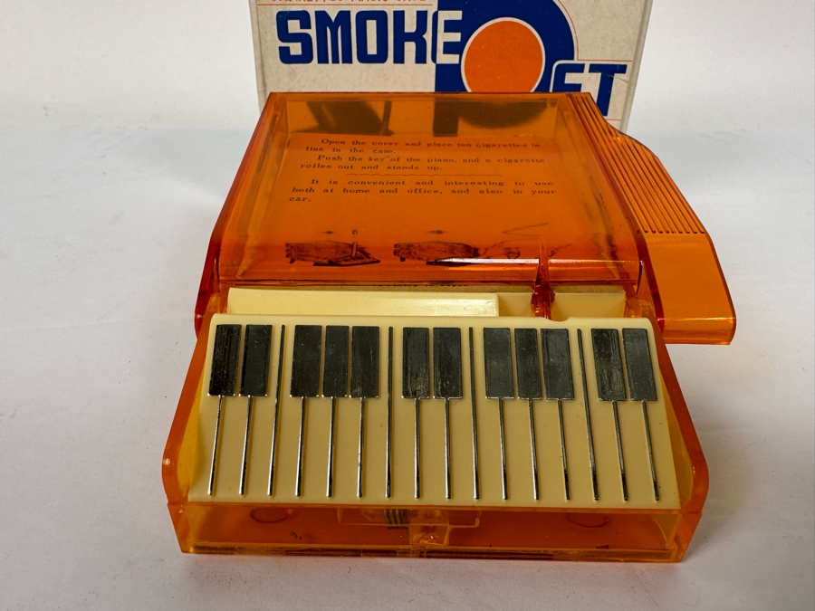 Vintage Cigarettes Magic Case Smoke Pet Piano Cigarette Dispenser With Box [Photo 4]