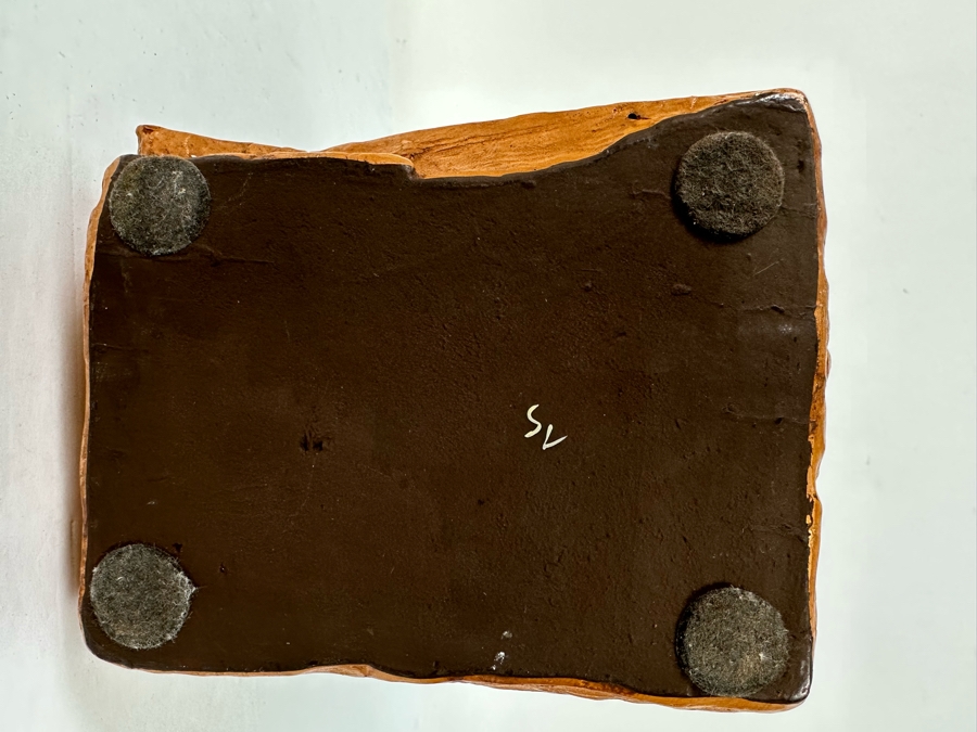 Limited Edition 1973 David Kaplan Fiddler On The Roof Chalkware Sculpture Numbered 78 Of 100 10H [Photo 13]