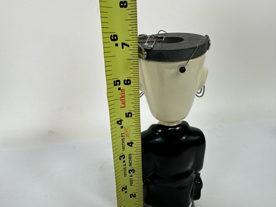 Pair Of Amy Hardacre Magnetic Paper Clip Holder Ceramic Bobblehead Figurines 7H 2009 [Photo 9]