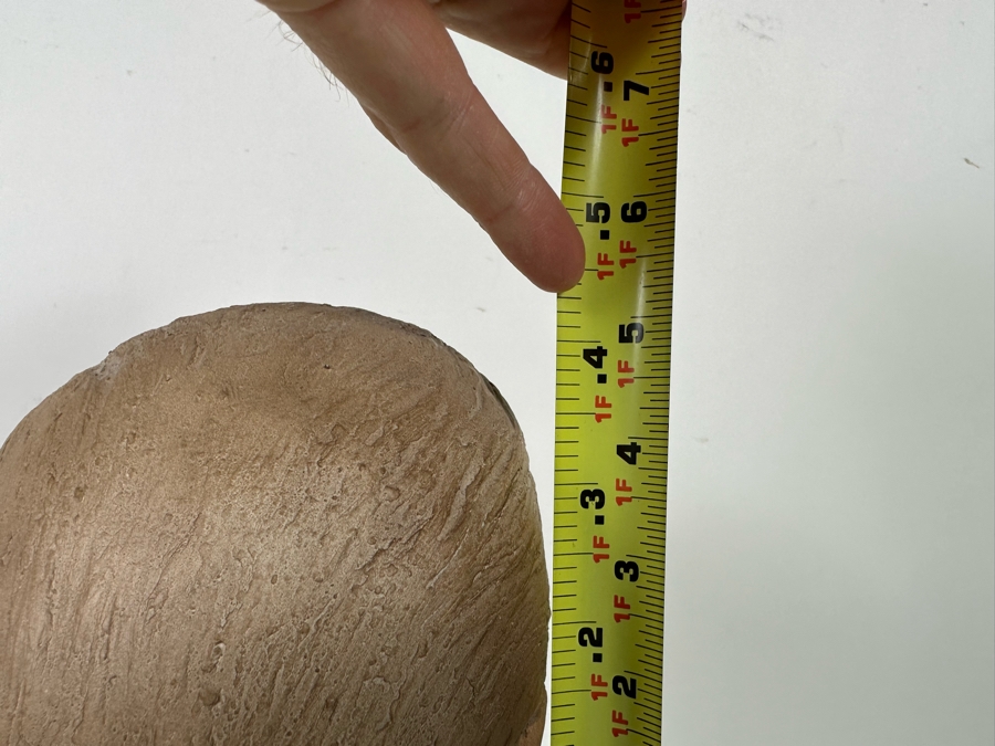 Signed 1979 Bob Hope Esco Products Inc Large Head Cartoon Chalkware Statue Signed By Bob Hope On Front & Andy Williams, Lawrence Welk, Dennis James & Ted Giannoulas (San Diego Chicken) On Back - Signed In 1981 At Torrey Pines Golf Tournament 17.5H [Photo 23]