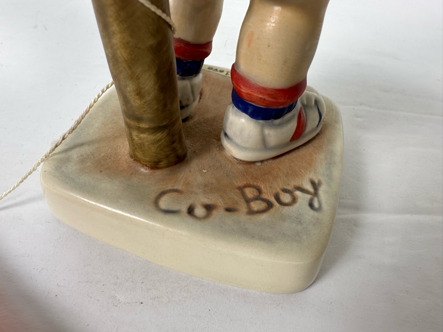 Goebel Co-Boy Figurine Ted Der Tennisspieler Gnome Tennis Player With Original Tags 7H [Photo 6]