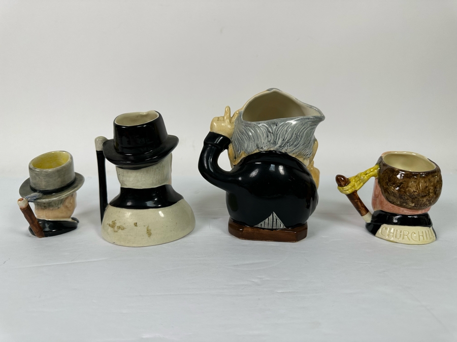 Collection Of Four Vintage Character Mugs Featuring Churchill [Photo 10]