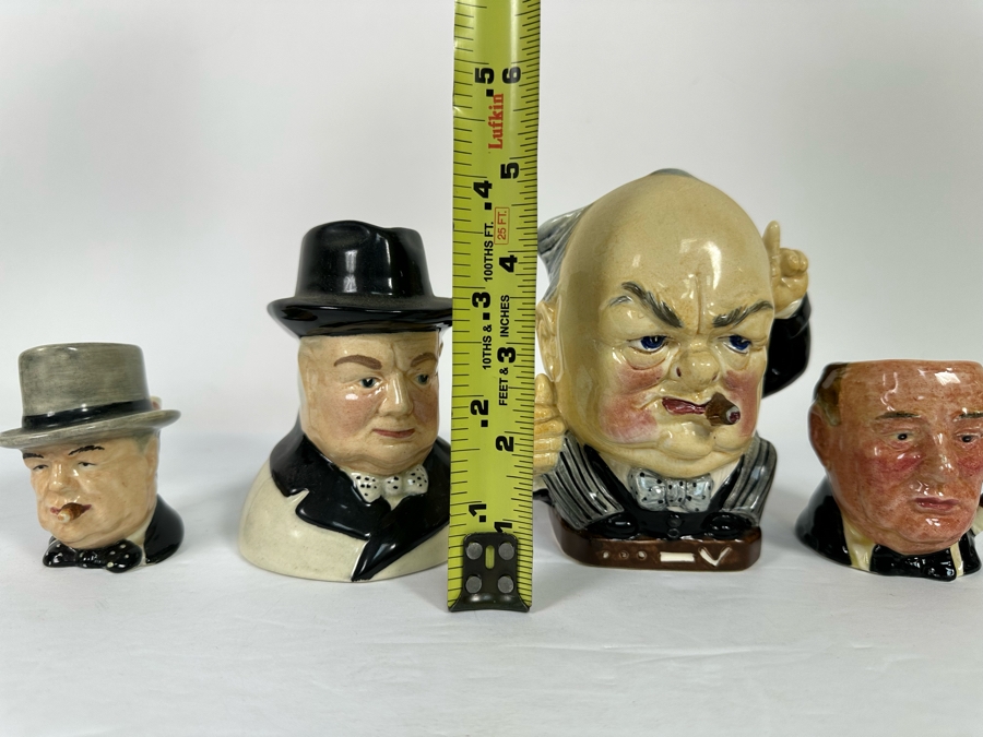Collection Of Four Vintage Character Mugs Featuring Churchill [Photo 15]