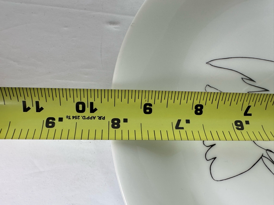 Pablo Picasso (1881-1973) Limoges France Porcelain Plate Facsimile Signed Picasso On Verso 9.5R [Photo 9]