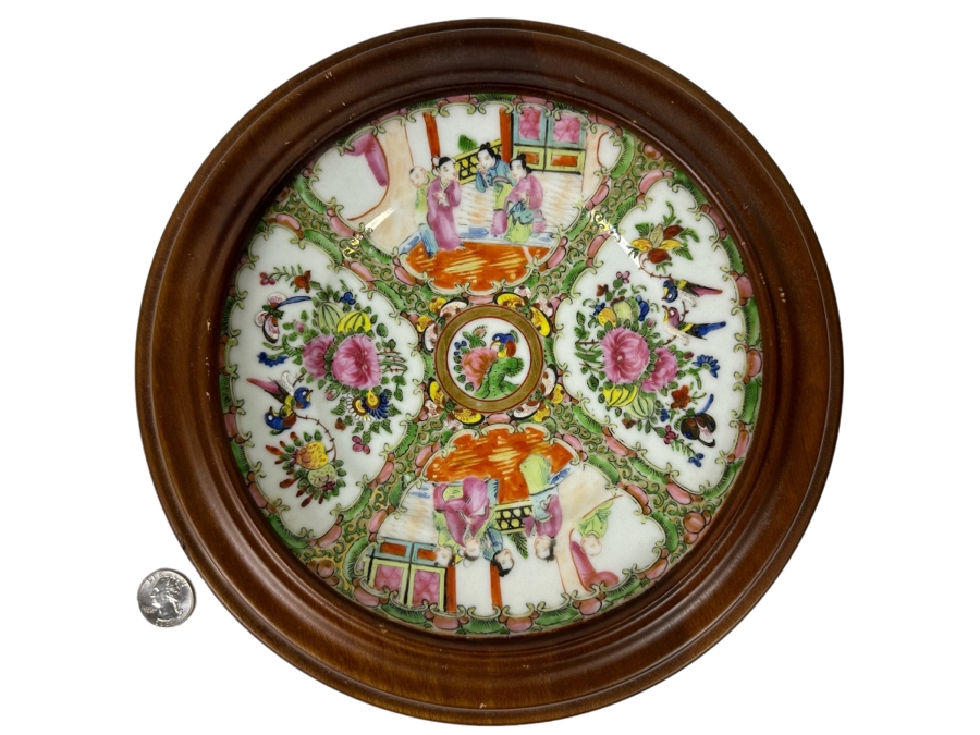 Antique Chinese Hand Painted Famille Rose Plate 8R [Photo 2]
