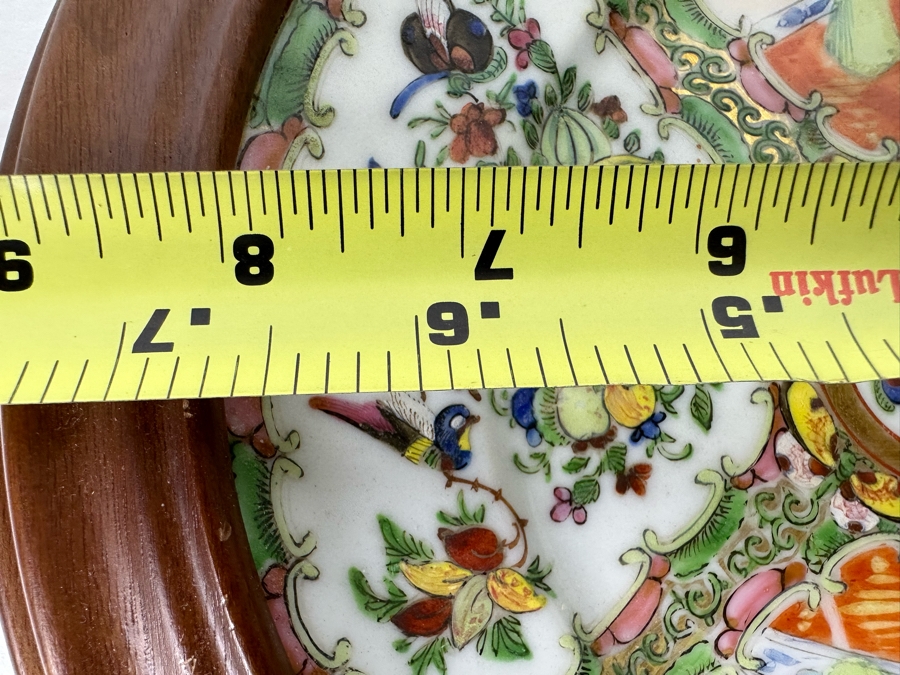Antique Chinese Hand Painted Famille Rose Plate 8R [Photo 14]