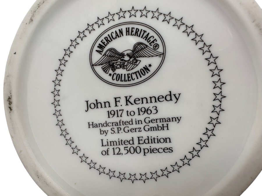 Limited Edition John F. Kennedy Beer Stein Handcrafted In Germany By S.P. Gerz Limited To 12,500 American Heritage Collection 12H [Photo 3]