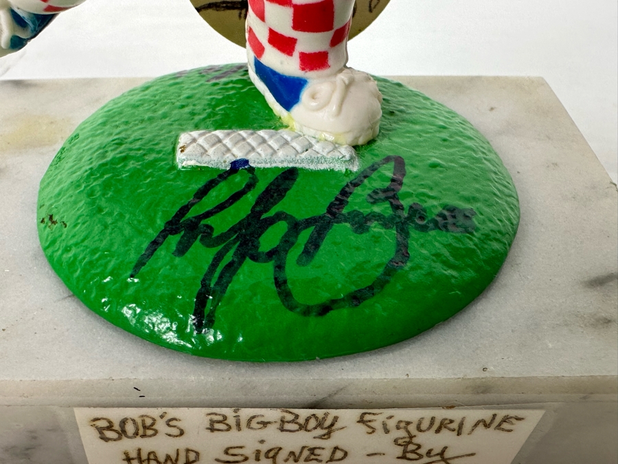 Signed Andy Benis Bob's Big Boy Figurine 3H [Photo 6]