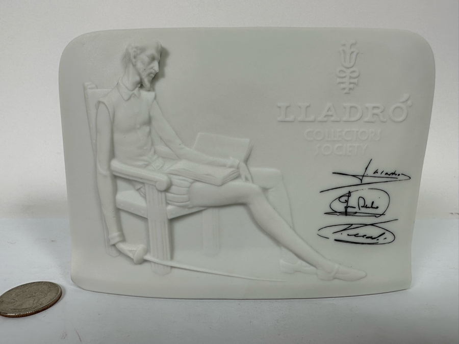 Lladro Collectors Society Porcelain Plaque 6W X 2.5D X 4H [Photo 3]