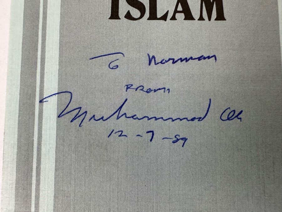 Autographed Muhammad Ali Introducing ISLAM Brochure Signed 'To Norman (Client) From Muhammad Ali 12-7-89' Personally Signed By Muhammad Ali To Norman Appel On Las Vegas Trip [Photo 8]