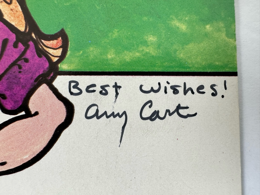 Rare Autographed Amy Carter (Former US President Jimmy Carter's Daughter) Amy's Coloring Book 1977 By Projection 21 [Photo 4]