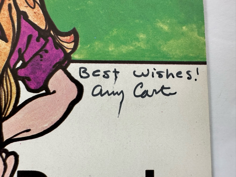 Rare Autographed Amy Carter (Former US President Jimmy Carter's Daughter) Amy's Coloring Book 1977 By Projection 21 [Photo 5]