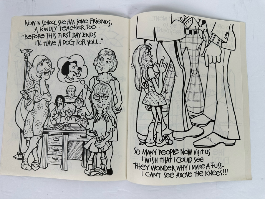 Rare Autographed Amy Carter (Former US President Jimmy Carter's Daughter) Amy's Coloring Book 1977 By Projection 21 [Photo 12]