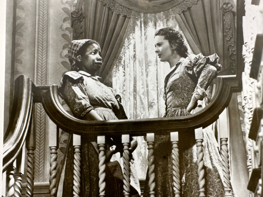 Gone With The Wind Butterfly McQueen Autographed Photograph With Vivien Leigh (Signed By Butterfly McQueen)  [Photo 4]