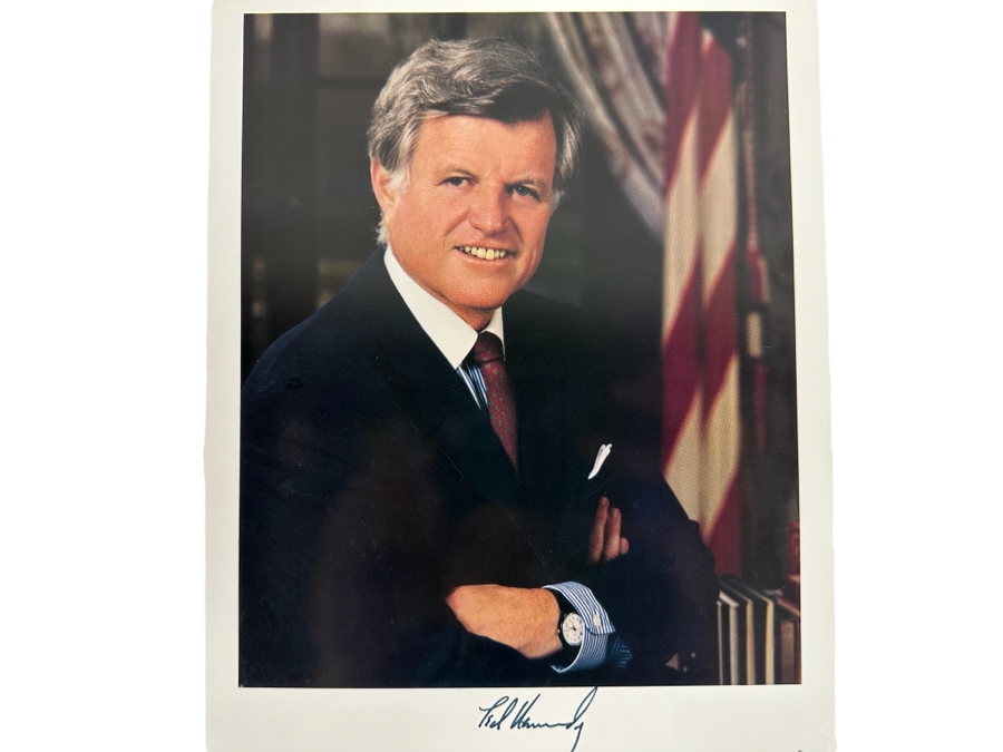 Autographed Ted Kennedy Photograph