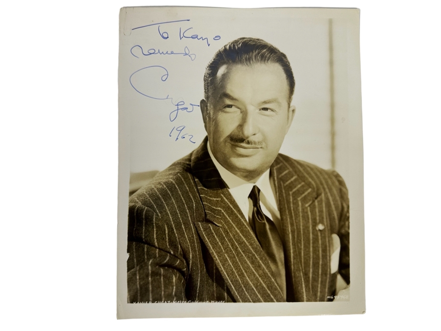 Autographed Xavier Cugat Photograph 1962 8 X 10