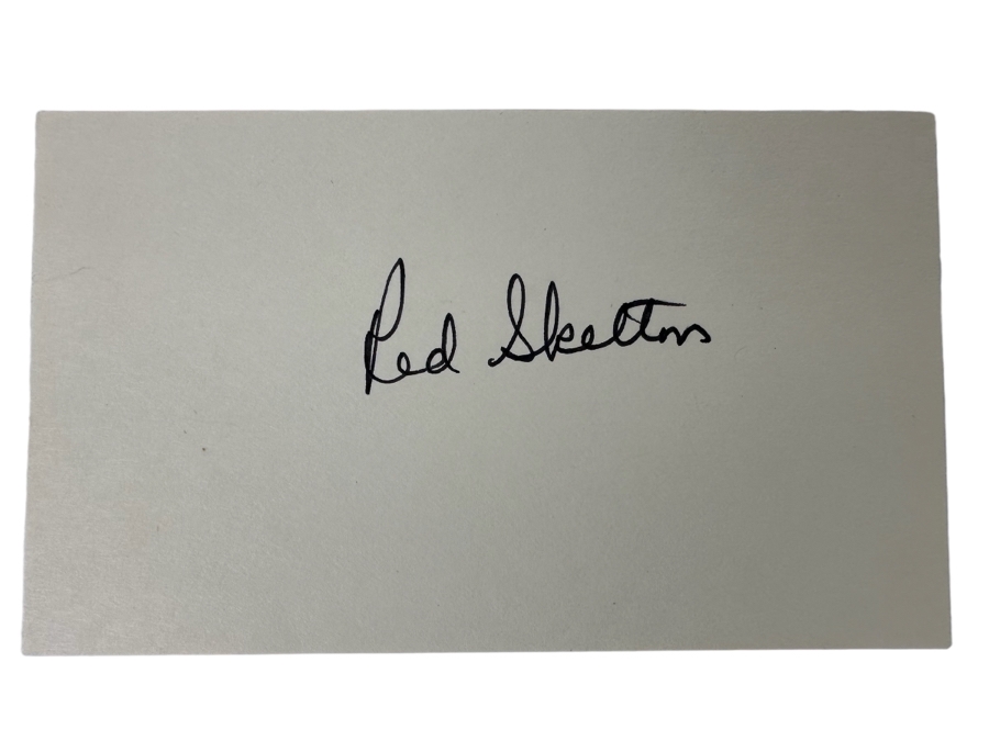 Red Skelton Autograph