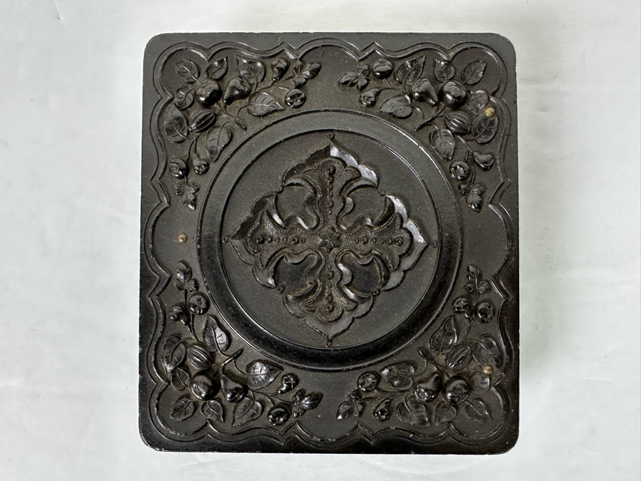 Antique Civil War Ninth Plate Ambrotype Photograph Of Solidier In Genuine Union Case Improved With Fine Gilt By S. Peck & Co [Photo 4]