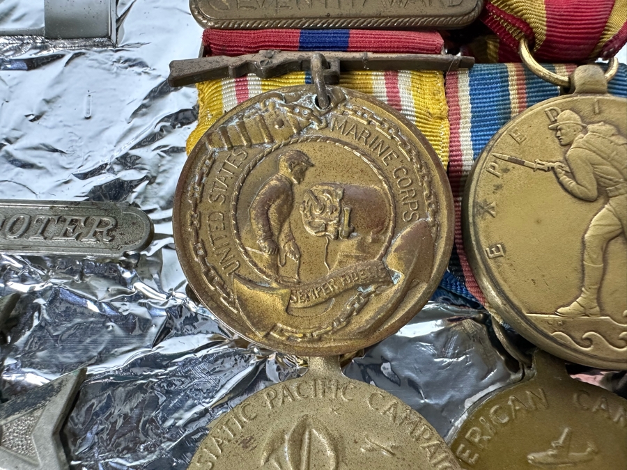Vintage United States Marine Corp Medals From World War II & Korean War - See Photos [Photo 6]