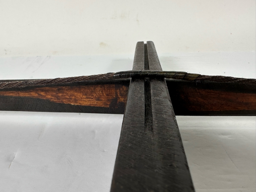 Vintage Handcrafted Working Wooden Handheld Crossbow 5W X 8L [Photo 10]