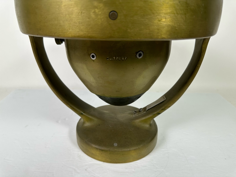 Vintage Salvaged Ship's Compass Mark XV Mod. O From The SS Catalina Steamship (1924-1975) (California's Last Steamship) After It Shipwrecked In The Harbour At Ensenada, Mexico Not Working As A Compass 13W X 12H [Photo 13]