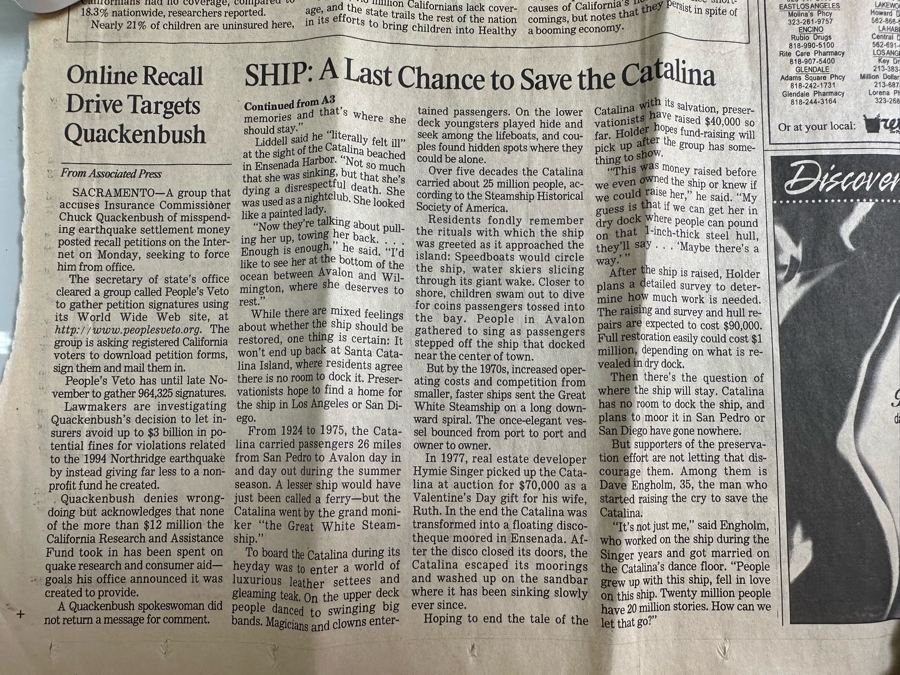 Vintage Salvaged Ship's Compass Mark XV Mod. O From The SS Catalina Steamship (1924-1975) (California's Last Steamship) After It Shipwrecked In The Harbour At Ensenada, Mexico Not Working As A Compass 13W X 12H [Photo 23]