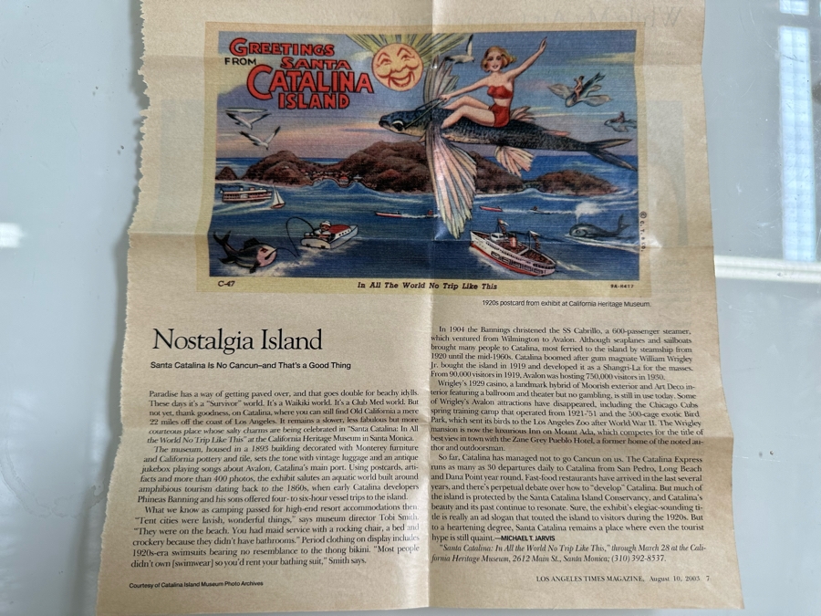 Vintage Salvaged Ship's Compass Mark XV Mod. O From The SS Catalina Steamship (1924-1975) (California's Last Steamship) After It Shipwrecked In The Harbour At Ensenada, Mexico Not Working As A Compass 13W X 12H [Photo 24]