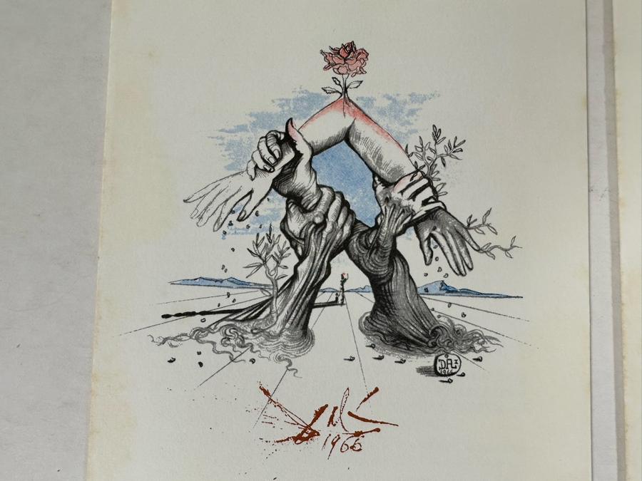 Pair Of 35th Anniversary 1981 United Nations First Day Covers Stamps With Salvador Dali Artwork [Photo 3]