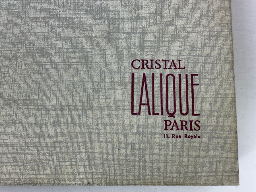 Vintage Signed Lalique France Crystal Annual Plate Bicentennial 1976 American Eagle 12th In Series With Original Box 8.5R [Photo 8]