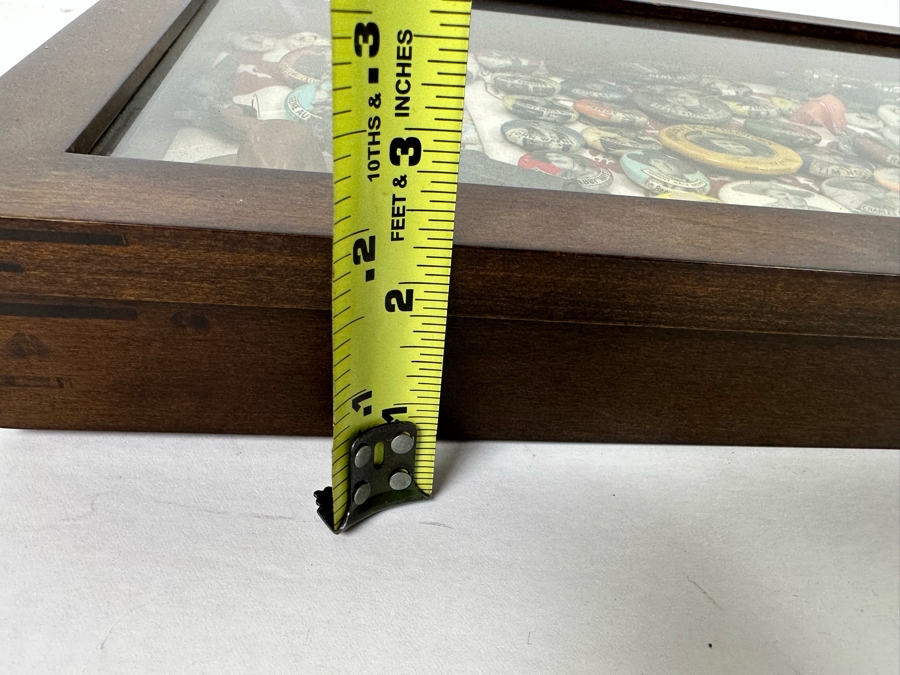 Huge Collection Of Vintage Collectible Western Movie Star Actor Cowboy Buttons, Roy Rogers Pocket Knife & Miniature Toy Pistols / Rifle Displayed In Nice Shawdowbox Display Case: Hoot Gibson, John Wayne, Gene Autry, Hopalong Cassidy 6X11 - See Photos [Photo 32]