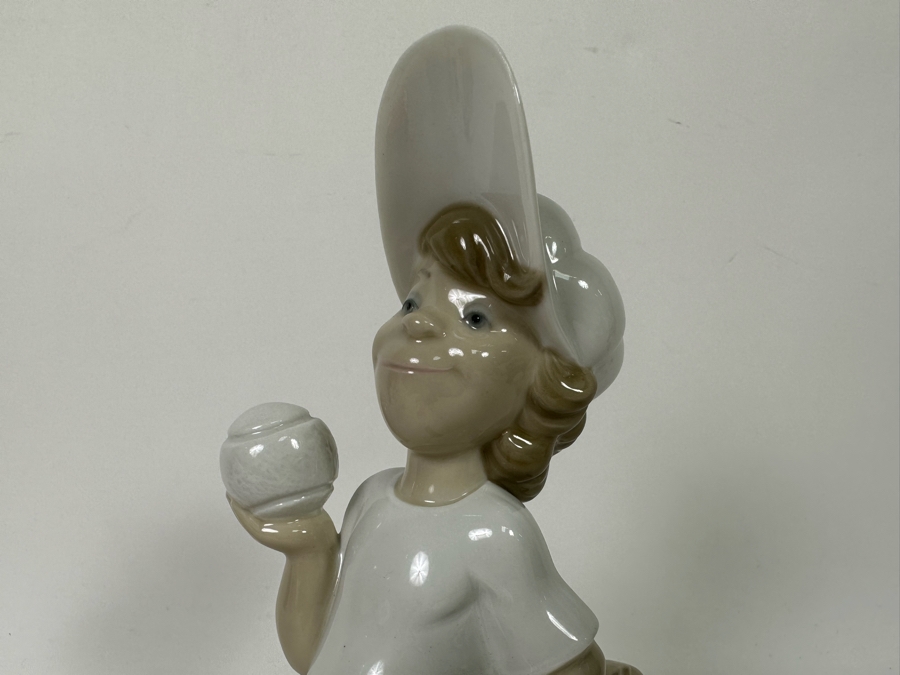 Lladro Tennis Player Puppet Figurine 9.5H [Photo 4]