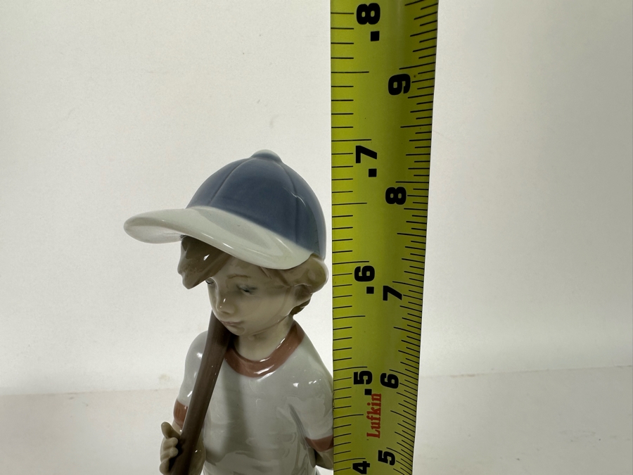 Vintage 1990 Lladro Figurine 'Can I Play' Baseball From The Collectors Society #7610 By Antonio Ramos 8.5H [Photo 8]