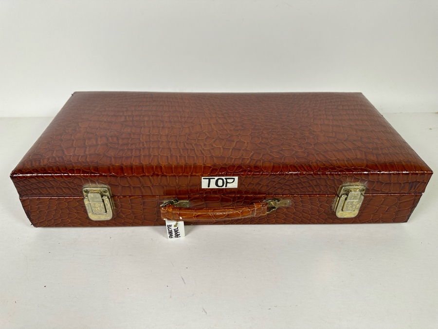 Vintage Mah-Jongg Mahjong Portable Game Set With Mah-Jongg Tiles & Racks [Photo 11]