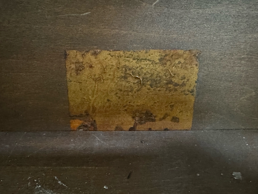 Vintage Wooden Lawyer's Bookcase With Unreadable Manufacturer's Tags 34W X 12D X 51H [Photo 8]