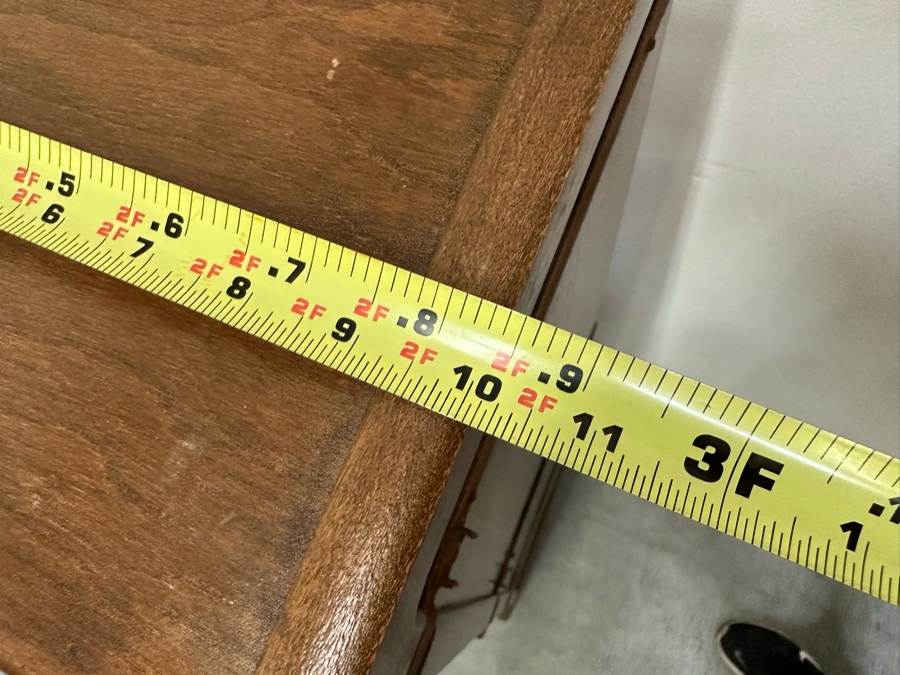 Vintage Wooden Lawyer's Bookcase With Unreadable Manufacturer's Tags 34W X 12D X 51H [Photo 12]