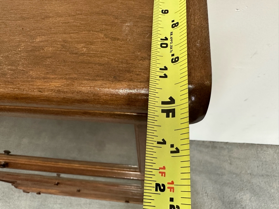 Vintage Wooden Lawyer's Bookcase With Unreadable Manufacturer's Tags 34W X 12D X 51H [Photo 13]