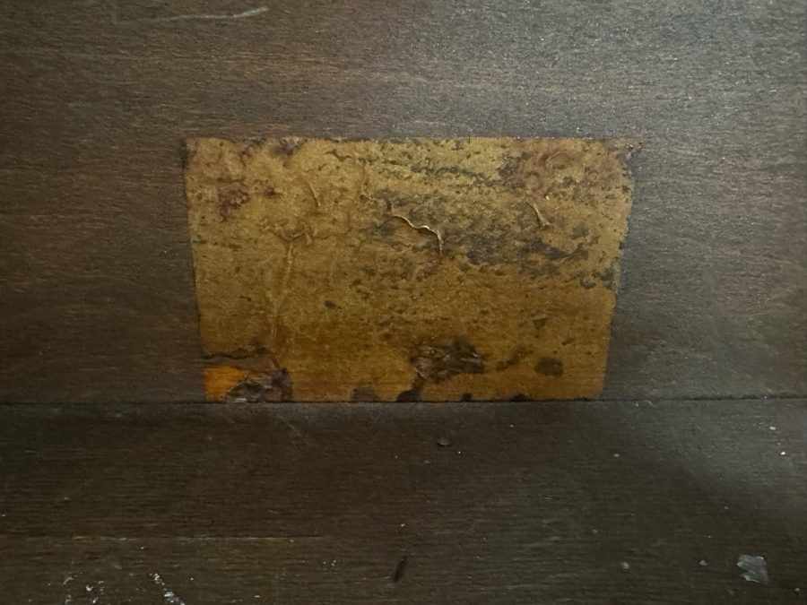 Vintage Wooden Lawyer's Bookcase With Unreadable Manufacturer's Tags 34W X 12D X 51H [Photo 9]