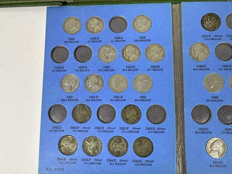 Vintage Nickels Coin Collection Featuring Buffalo Nickels, 1910 Liberty Head Nickel And Jefferson Nickels - See Photos [Photo 25]
