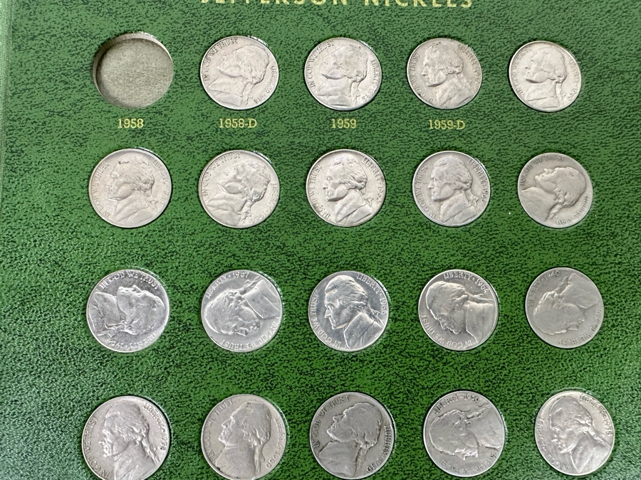 Vintage Nickels Coin Collection Featuring Buffalo Nickels, 1910 Liberty Head Nickel And Jefferson Nickels - See Photos [Photo 19]