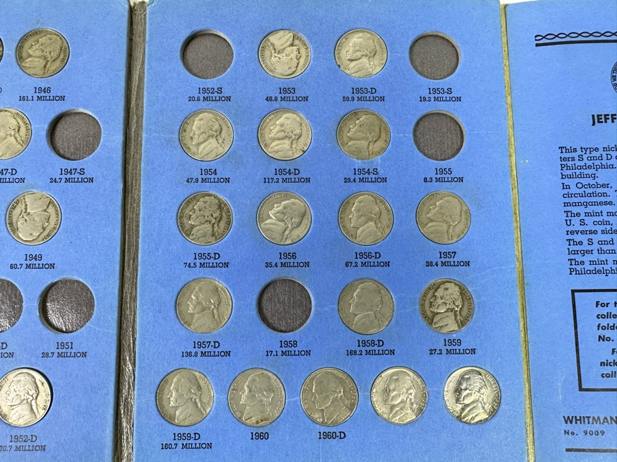 Vintage Nickels Coin Collection Featuring Buffalo Nickels, 1910 Liberty Head Nickel And Jefferson Nickels - See Photos [Photo 27]